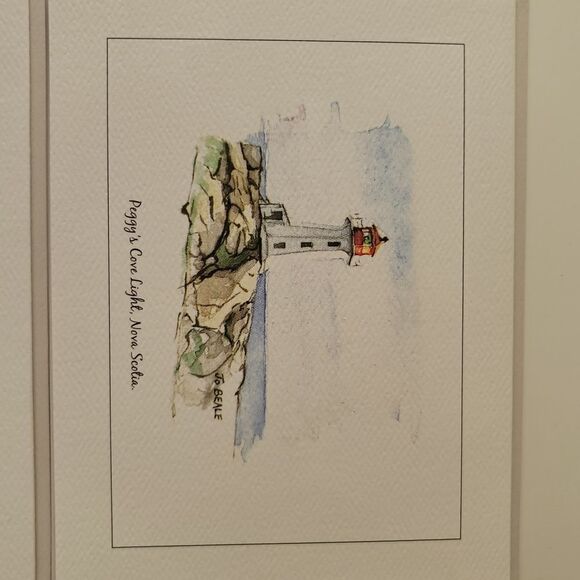 Artist Note Cards Jo Beale Peggy's Cove Artist Cards Set of 5 #0155 - Picture 4 of 15